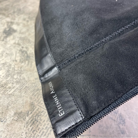 Etienne Aigner Crete black leather boots - Picture 12 of 15